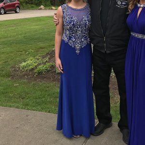 Camille La Vie Blue Prom Dress